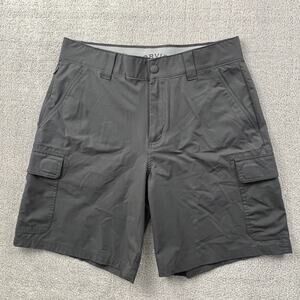 Orvis Shorts Adult Size 32 Black Active Fishing Casual Cargo Men's